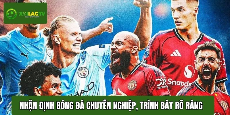 Nhận định bóng đá chuyên nghiệp, được trình bày rõ ràng